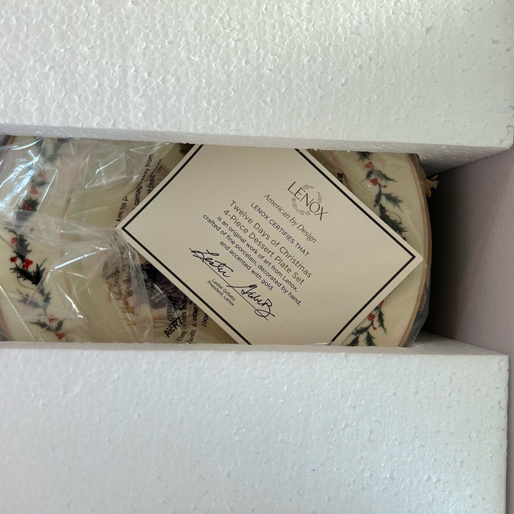 Lenox 12 Days of Christmas plates